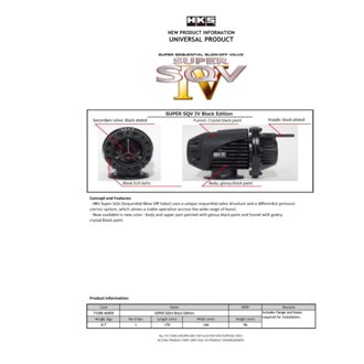 SUPER SQV4 BLACK EDITION UNIVERSAL ASSY