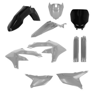 2024 Yamaha YZ250F/ 23+ YX450F/FX Full Plastic Kit w/Tank Cover - Black/Gray