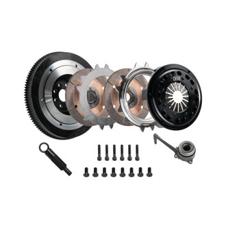 VW/Audi 2.0L TSI (8 Bolt) Ceramic Twin Disc MR Clutch w/Flywheel (650 ft/lbs Torque