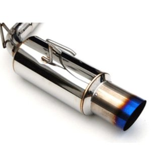 15-18 Ford Focus RS Q300 w/Valve Single Wall Titanium Tip Cat-Back Exhaust