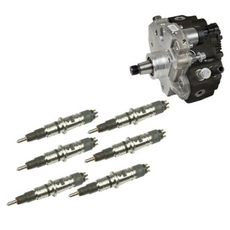 2007.5-2018 Dodge 6.7L Cummins Stage 1 Performance CR Pump & Injectors Package