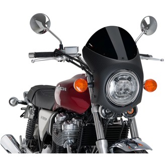 Retro Semi Fairing Black