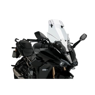 Touring Windshield With Visor Clear