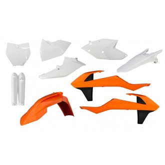 16-18 KTM SX125/150/SX-F250/350/450/XC-F250/350/450/SX250/XC Full Plastic Kit - 16 Orange