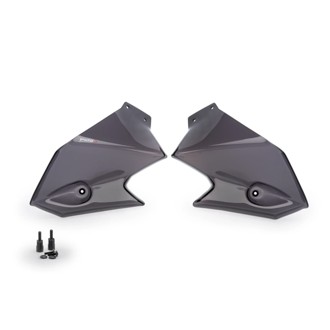 Extended Front Deflectors Dark Smoke