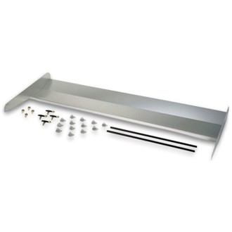 Universal Rear Spoiler Kit w/Struts - 57in x 24in x 12in - Aluminum