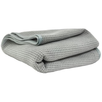 Waffle Weave Gray Matter Microfiber Drying Towel - 36in x 25in