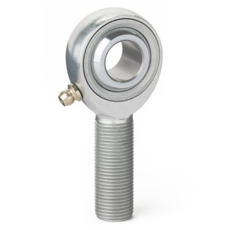 K Series 3-Pc Rod End - Male/Right Hand - .75in Bore x 3/4-16 w/Zerk - Carbon Steel
