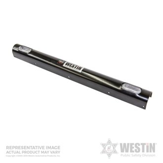 Push Bumper Elite Light Channel 33.1 inch Whelen 2 Hole - Black