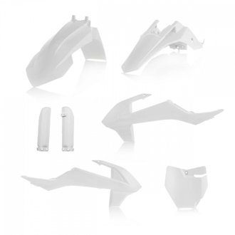 19+ KTM SX65/ 21-23 GasGas MC65(No Air Box/Covers) Full Plastic Kit - White