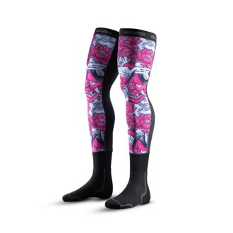 Evs Base Layer Fusion Sock Hannya Pink - Youth