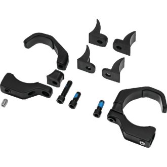 Pipe Wrench Fork Mounts Black