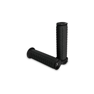 82-17 H-D Dual Cable Set Reaper Handle Grip Set - Textured Black