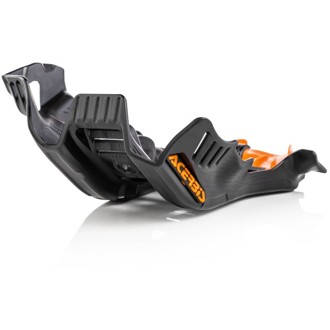 19-22 KTM/Husqvarna/GasGas250-300 SX/TC/TX/XC/TX/XC/MC/EX Skid Plate - Black/16 Orange