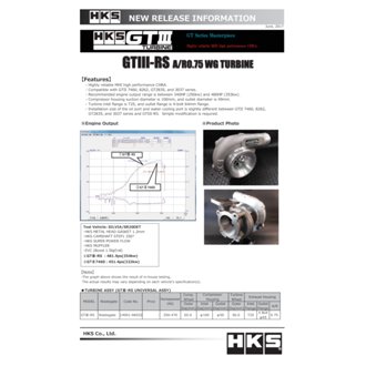 GTIII-RS A/R 0.75 WG TURBINE