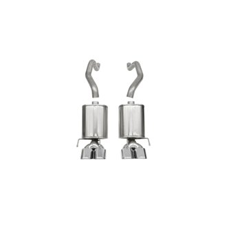 Corsa 2009-2013 Chevrolet Corvette (C6) 6.2L Polished Xtreme Axle-Back Exhaust w/4.5in Tips
