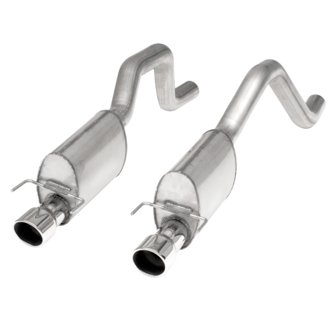 2006-13 Corvette C6ZO6/ZR1 3in Axleback Chambered Mufflers Dual 4in Rolled Edge Tips