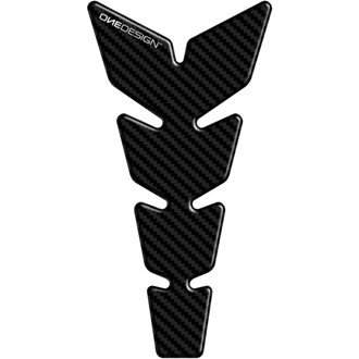 Leather Tank Pads Carbon Look