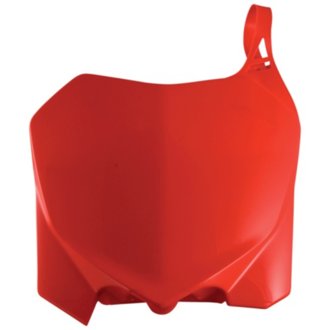 09-13 Honda CRF250R/ CRF450R Front Number Plate - 00 CR Red