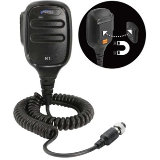 Hand Mic for M1 Mobile Radio with Scosche MagicMount