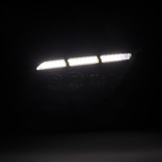 13-14 Ford Mustang NOVA-Series LED Projector Headlights Blk w/Activ Lght & Seq.Sig / SB DRL