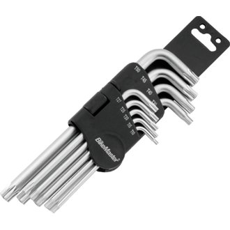 9-pc Ball End Short Wrench Set - Torx