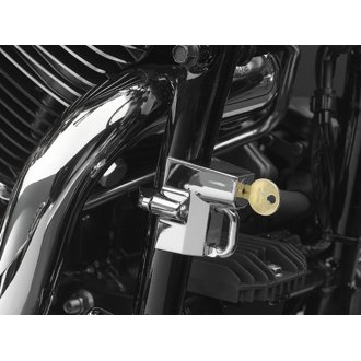 Universal Helmet Lock 1-1/4in-1-1/2in Mount Chrome