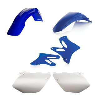 02-05 Yamaha YZ125/250 Plastic Kit - Blue/White Original 05