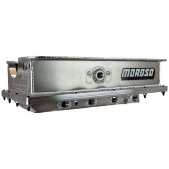 SBF 351W 2 Piece Dry Sump 4 Pickup -12AN 7.25in Deep Aluminum Oil Pan