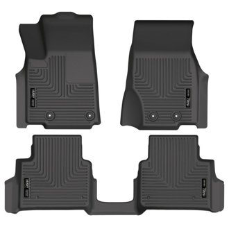 21-23 Jeep Grand Cherokee L 2nd Row Bucket Seats WeatherBeater Floor Liner (Black