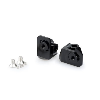 Adaptor Adjustable Rider Footpeg Black