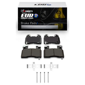 R1 Euro Ceramic Pads and Hardware Kit