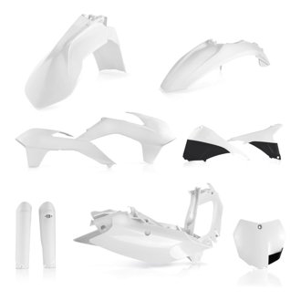 15-16 KTM SX125/150/ SX250/XC/ SX-F/XC-F Full Plastic Kit - White