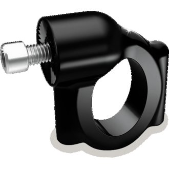 Side Mount License Plate Holder Clamp 86-17 Softails Gloss Black