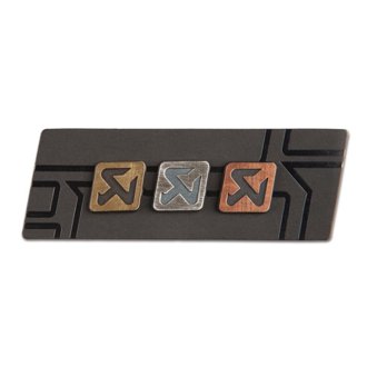 Copper/Silver/Brass Pin Set - Large