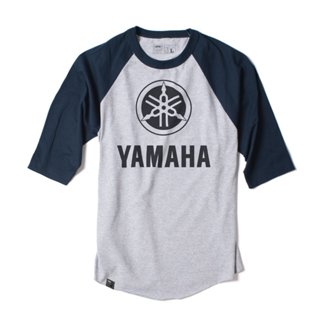 Yamaha Baseball T-Shirt / Heather-Navy (L