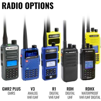 ENDURO Moto Kit w/ R1 (Blue) - Business Band Radio