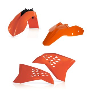 08-11 KTM XC-W/ EXC450/530 Plastic Kit - Orange