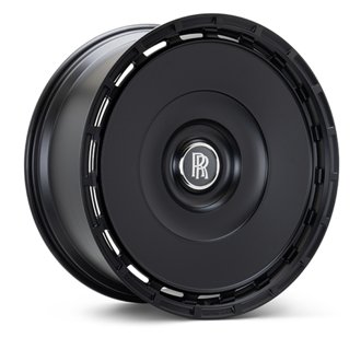 x Novitec SP3 24x10 - 5x112 BP - ET25 - Satin Black Rolls-Royce Cullinan/Phantom Front Wheel