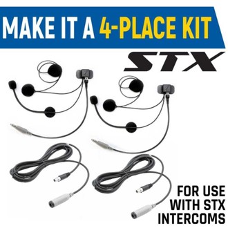 Rear Seat Expansion Kit W/ Helmet Kits Or Headsets /Alphabass Headset - Over The Head
