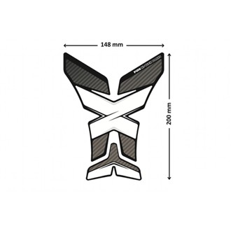 Xtreme Tank Pads Carbon Look