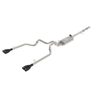 Gemini XV 3 IN 304 Stainless Steel Cat-Back Exhaust System w/ Cut-Out Black