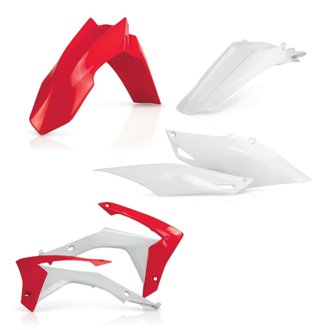 13-17 Honda CRF250R/ CRF450R Plastic Kit - Red/ White