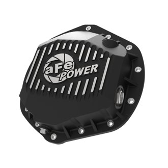 Pro Series Rear Differential Cover Black W/ Machined Fins
