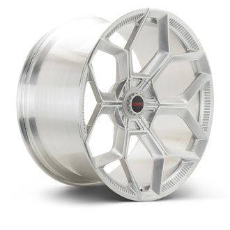 x Novitec NL5-5L 23x10.5 - 5x130 BP - ET21 - Brushed Gloss Clear Lamborghini Urus Front Wheel