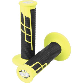 Clamp-On 1/2 Waffle Grip - Neon Yellow/Black