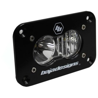 S2 Sport Flush Mount Driving Combo Pattern LED Work Light - Clear