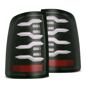 09-18 Dodge Ram Luxx-Series LED Tail Lights Black w/ Activation Light & Sequential Signal