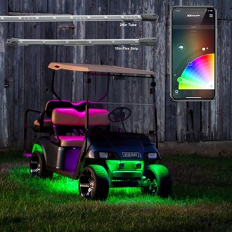 Led Golf Cart Accent Light Kits Xkchrome Smartphone App