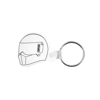 Key Ring - White Helmet